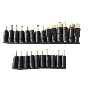 Image showing collection of universal laptop DC jack set