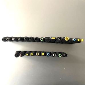 Image showing collection of universal laptop DC jack set