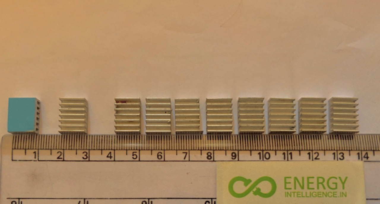 Finned Heat Sink (Thermal conductive Aluminum Alloy with 3M sticker for TO-220 )