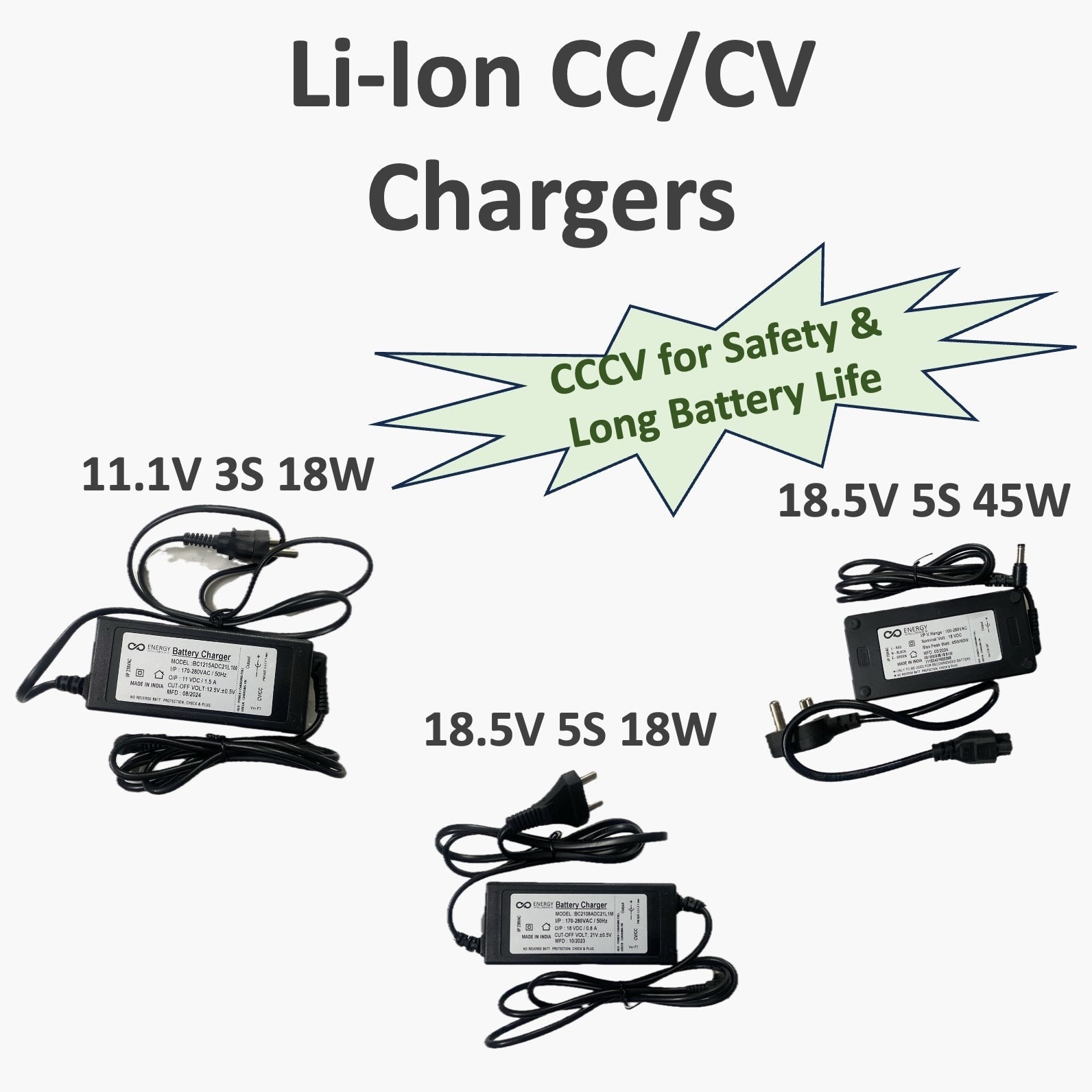 Li-Ion CC/CV Chargers – Energy Intelligence Pvt. Ltd.
