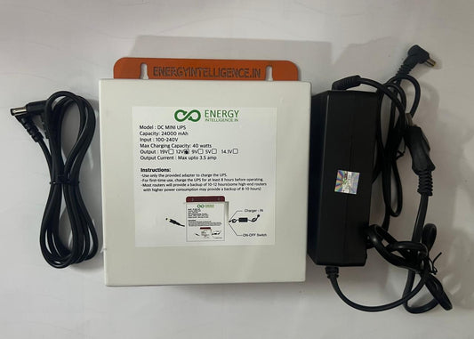 Li-Ion UPS for Routers, CCTV, IP Cameras (12V, 3.5A)/ 8-14 hrs backup / Current Surge & Deep Discharge Protection