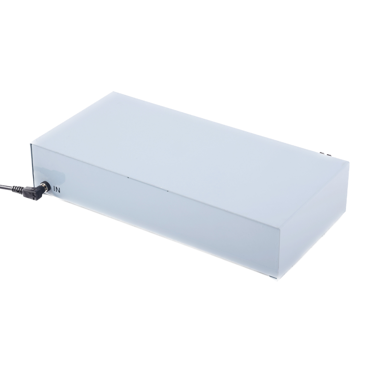 Rear view of LiIon portable power bank with USB-C, USB-A, DC 12V, DC 19V for travel, camping and more. Up to 66000 mAH