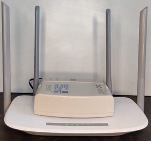 Energy Intelligence Router UPS on top of a high power gaming router for size comparison