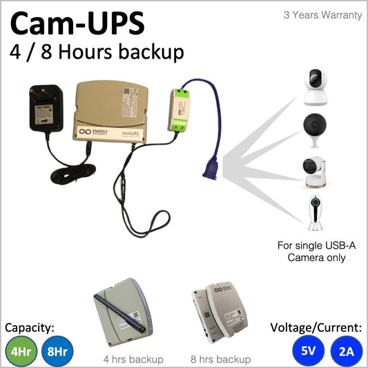 Cam-UPS - UPS for WiFi & IP Cameras