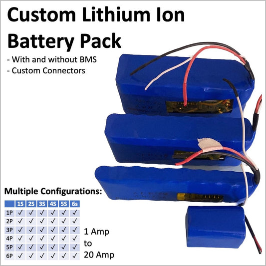 Custom Lithium Ion Battery Pack