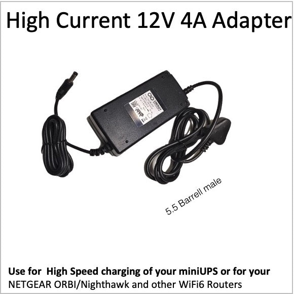 High Current Adapter (4A) compatible with NETGEAR