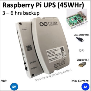 Energy Intelligence Raspberry Pi UPS