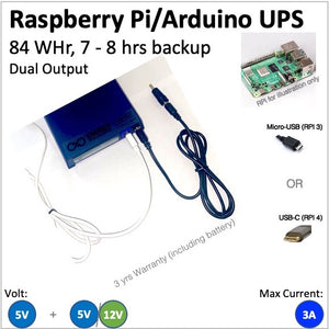 Portable UPS For Raspberry Pi (Backup 7-8 Hours)