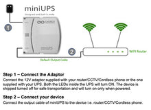 Load image into Gallery viewer, 1 - 2 Hours Backup UPS for WiFi Routers
