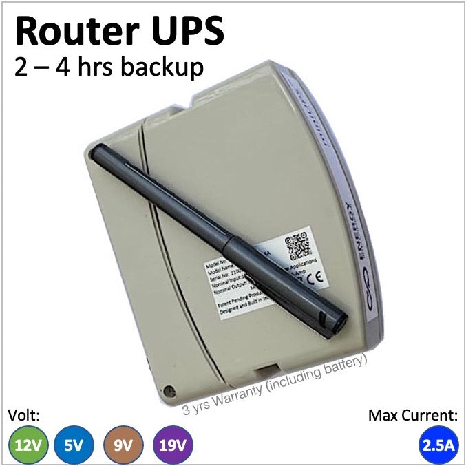 2 - 4 Hours Backup UPS for WiFi Routers
