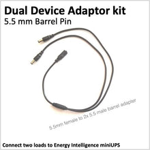 Load image into Gallery viewer, 12V Dual Device Adaptor kit is to operate 2 devices
