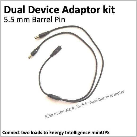 12V Dual Device Adaptor kit is to operate 2 devices