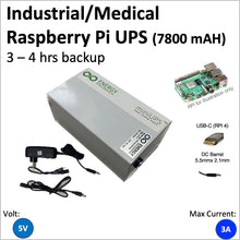 Load image into Gallery viewer, Industrial/Medical Grade UPS For Raspberry Pi
