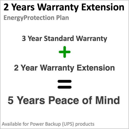 Image showing some information about warranty extension