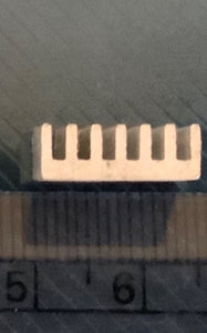 Finned Heat Sink (Thermal conductive Aluminum Alloy with 3M sticker for TO-220 )