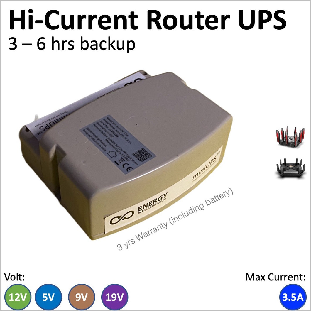UPS designed for High Current Gaming Routers/Wi-Fi 6